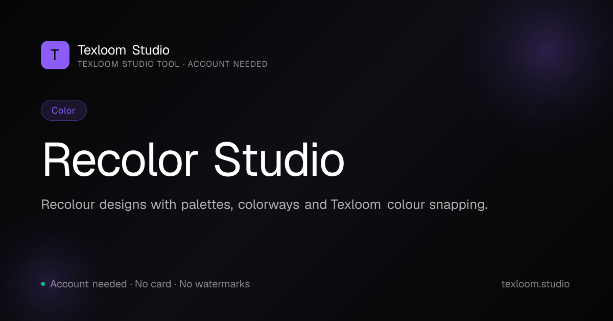 Color Matching for Textile Printing — RGB to Dye Prediction | Texloom ...